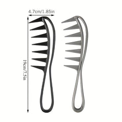Anti Static Shark Teeth Hair Comb for Detangling and Styling