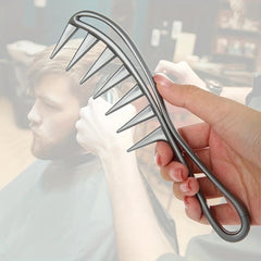 Anti Static Shark Teeth Hair Comb for Detangling and Styling
