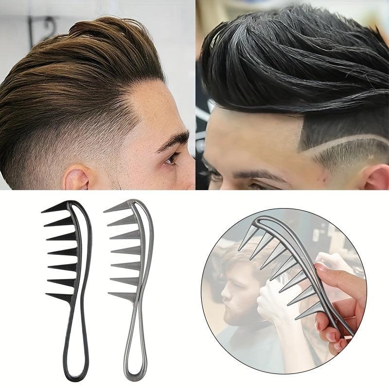 Anti Static Shark Teeth Hair Comb for Detangling and Styling