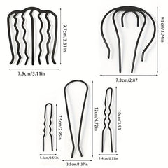 Metal U Shape Hair Fork Clip Stick for Women DIY Hair Accessories