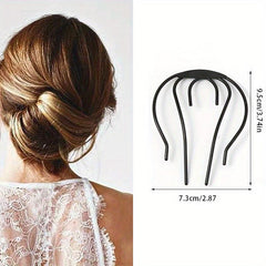 Metal U Shape Hair Fork Clip Stick for Women DIY Hair Accessories