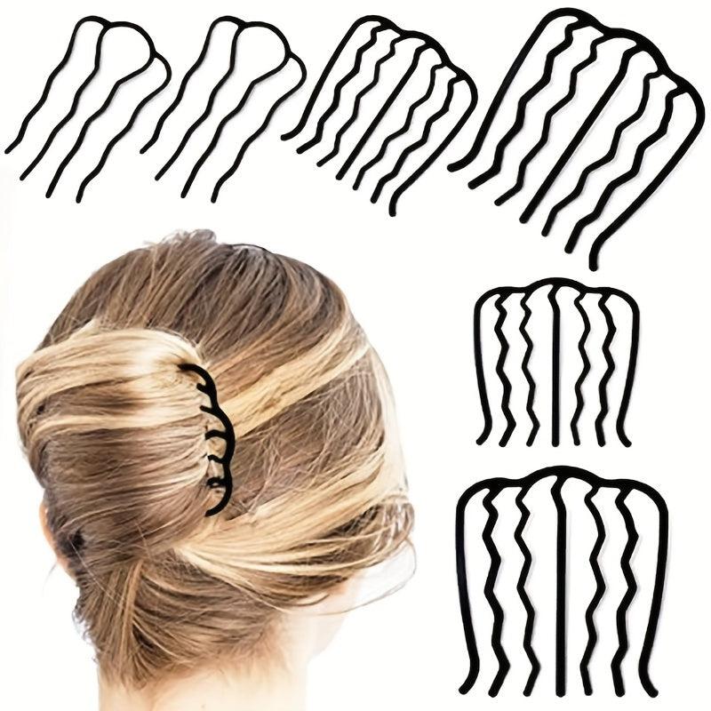Metal U Shape Hair Fork Clip Stick for Women DIY Hair Accessories