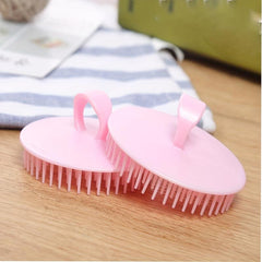 2pcs Shampoo Brush Scalp Massage Hair Brush Wet/Dry Soft Tooth Hair Brush