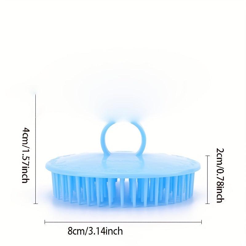 2pcs Shampoo Brush Scalp Massage Hair Brush Wet/Dry Soft Tooth Hair Brush