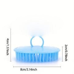 2pcs Shampoo Brush Scalp Massage Hair Brush Wet/Dry Soft Tooth Hair Brush