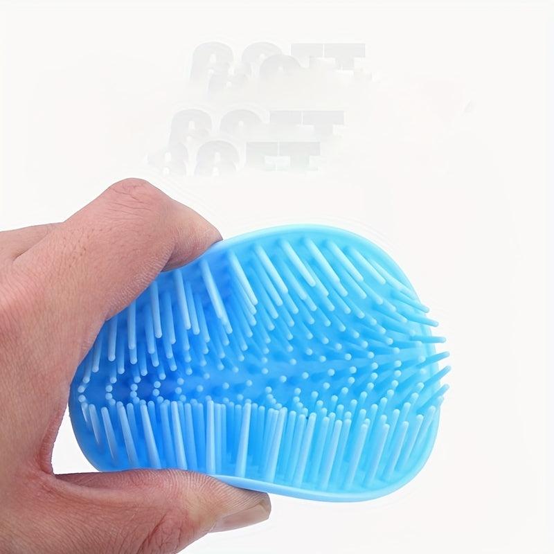 2pcs Shampoo Brush Scalp Massage Hair Brush Wet/Dry Soft Tooth Hair Brush