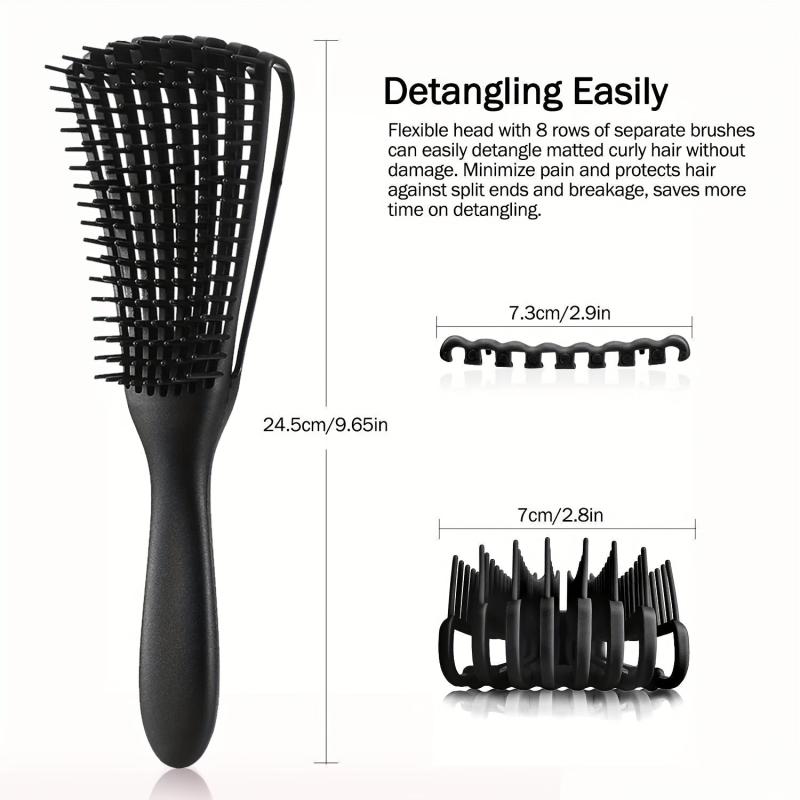 Detangling Scalp Massage Hair Comb for Curly Hairdressing Salon Care