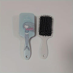 Mermaid Girl Pattern Airbag Comb Paddle Anti Static Air Cushion Comb