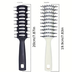 Men's Curved Detangling Hair Brush with Vent