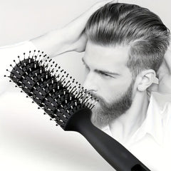 Men's Curved Detangling Hair Brush with Vent