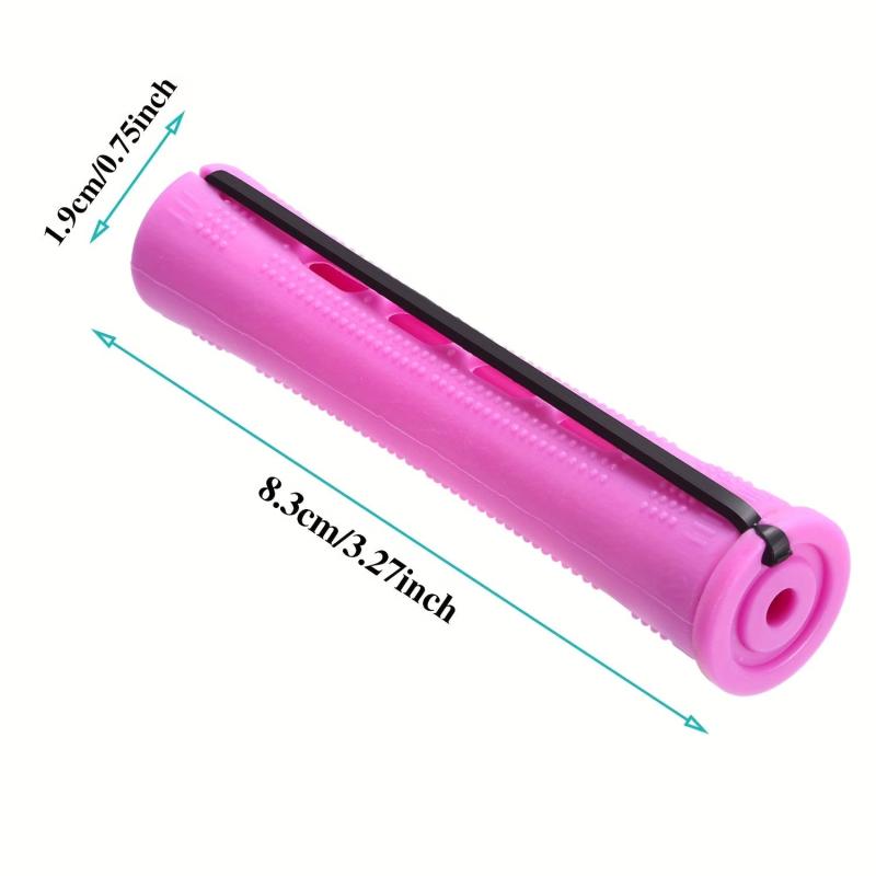 10 Pcs Hair Perm Rods 0.75 Inch Purple Cold Wave Hair Curling Roller