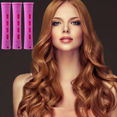 10 Pcs Hair Perm Rods 0.75 Inch Purple Cold Wave Hair Curling Roller