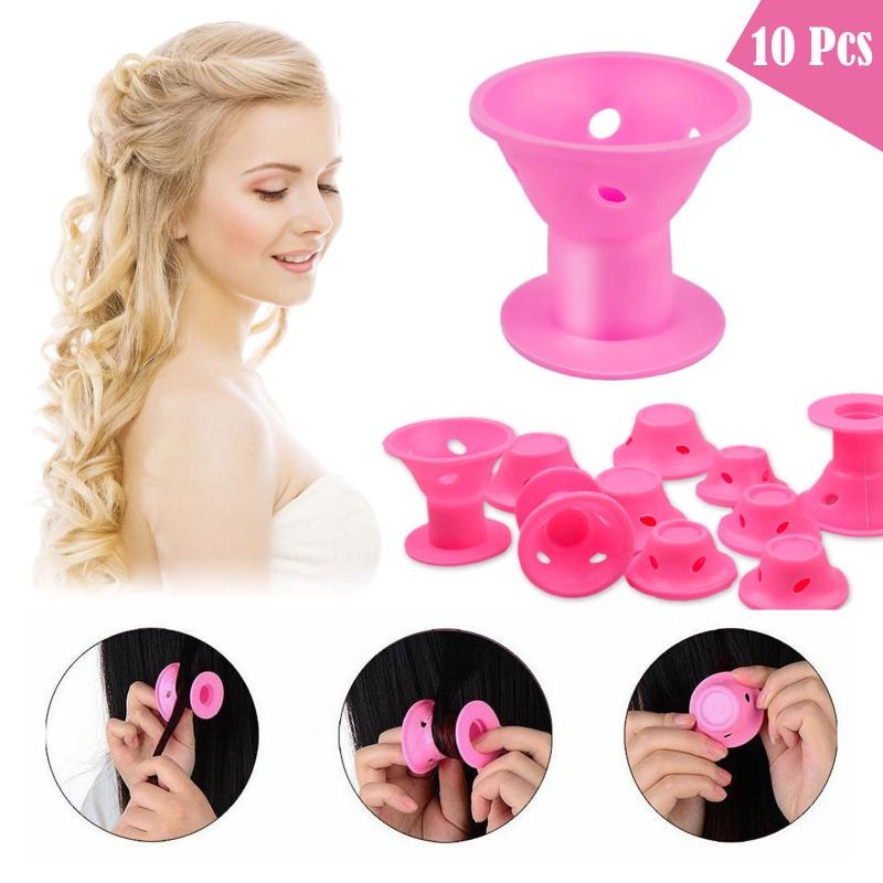 Silicone Mushroom Hair Curlers Non Slip DIY Hair Styling Tools