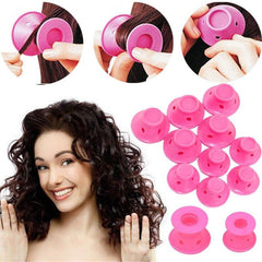 Silicone Mushroom Hair Curlers Non Slip DIY Hair Styling Tools