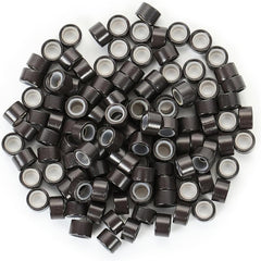 500pcs Silicone Lined Copper Micro Rings for Hair Extensions 5x3x3mm