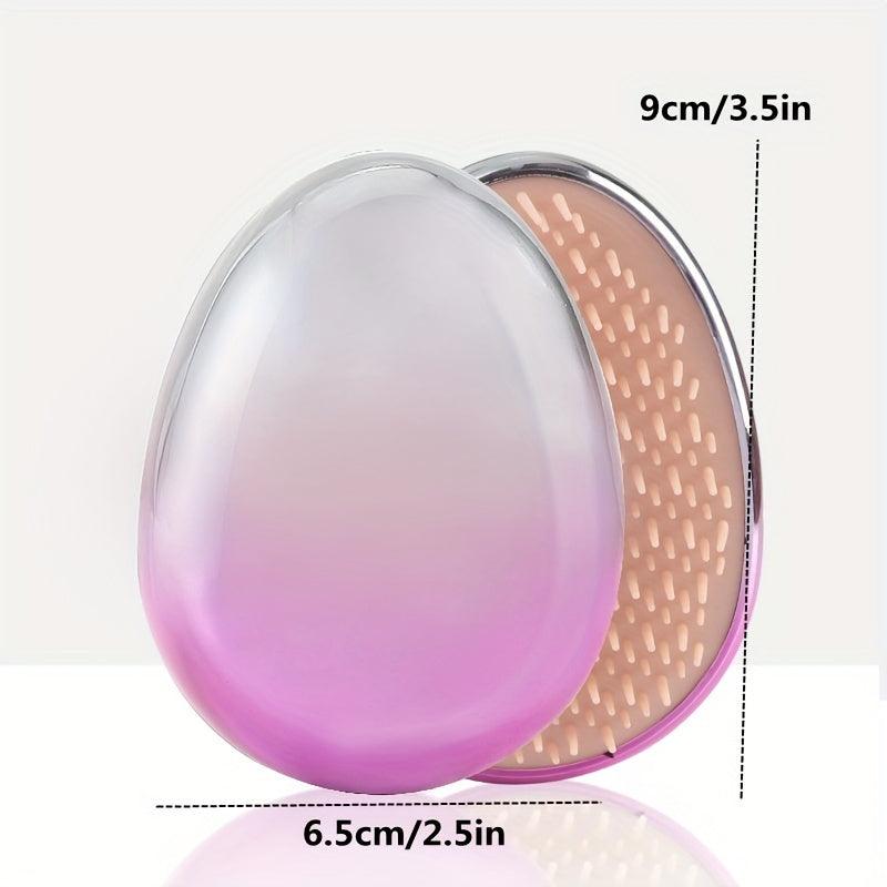 Egg Shaped Hair Brush Mini Portable Travel Detangling Hair Comb