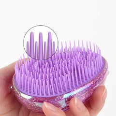 Egg Shaped Hair Brush Mini Portable Travel Detangling Hair Comb