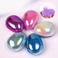Egg Shaped Hair Brush Mini Portable Travel Detangling Hair Comb