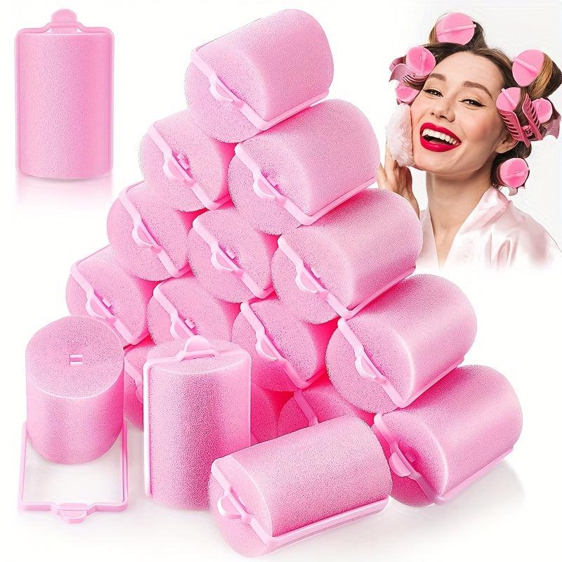 6pcs Large Soft Foam Sponge Hair Rollers for DIY Hair Styling