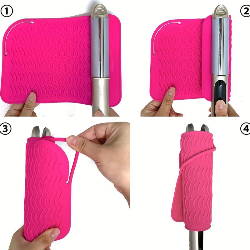 Heat Resistant Mat For Hair Styling Tools Silicone Pad