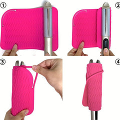Heat Resistant Mat For Hair Styling Tools Silicone Pad