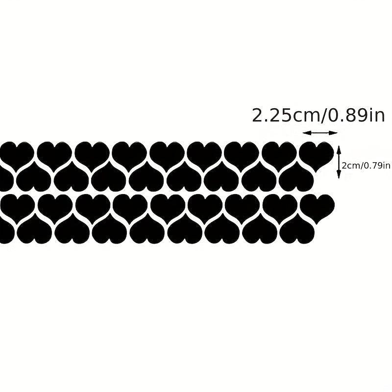 10pcs Love Heart 3D Mirror Wall Sticker Removable Mural Decal for Kids Bedroom