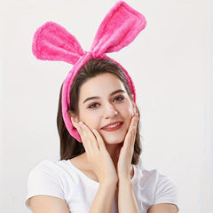 Bunny Ear Headband for Skincare Makeup