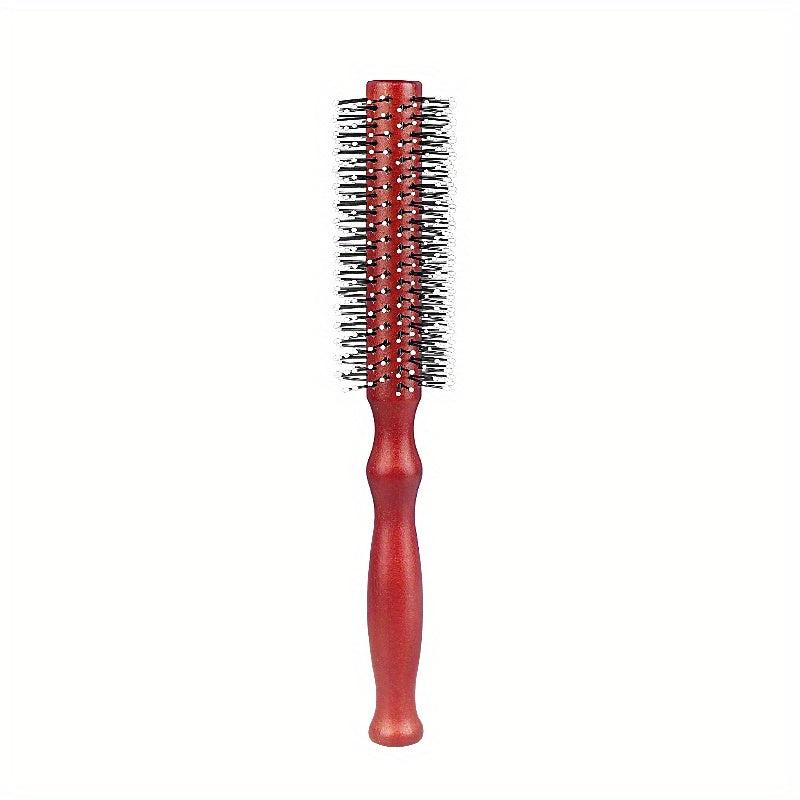 Nylon Curling Wooden Comb Fluffy Hair Brush
