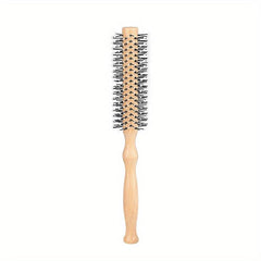 Nylon Curling Wooden Comb Fluffy Hair Brush