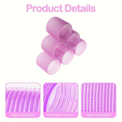 12pcs Self Grip Hair Roller Set DIY Hair Styling Tools
