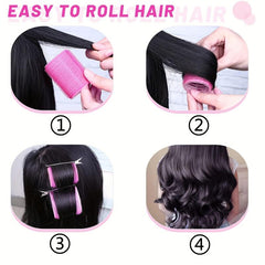 12pcs Self Grip Hair Roller Set DIY Hair Styling Tools