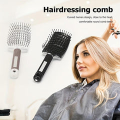 Professional Curved Detangling Comb Paddle Vent Brush Fast Drying Styling Hair