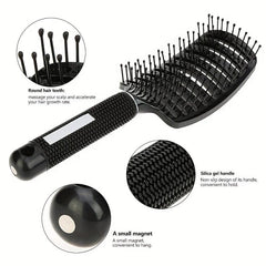 Professional Curved Detangling Comb Paddle Vent Brush Fast Drying Styling Hair