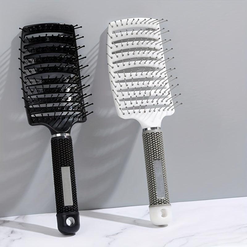 Professional Curved Detangling Comb Paddle Vent Brush Fast Drying Styling Hair