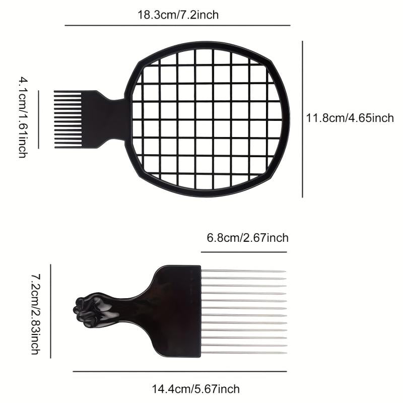 Afro Twist Hair Comb Set Hair Sponge Set With Curl Sponge