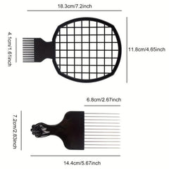 Afro Twist Hair Comb Set Hair Sponge Set With Curl Sponge
