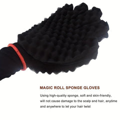 Afro Twist Hair Comb Set Hair Sponge Set With Curl Sponge