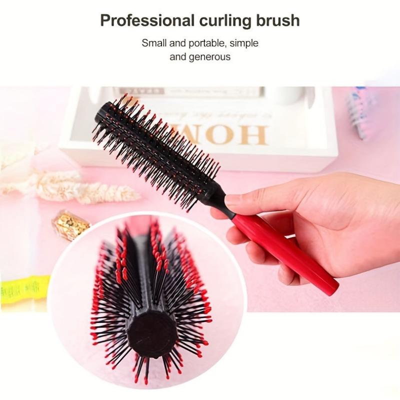 Round Curling Brush Hairdressing Comb Massage Roller Comb