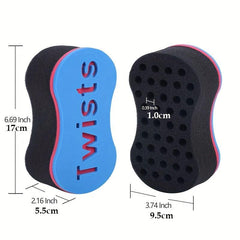 Magic Twist Hair Sponges Curling Sponge Brush for Men and Women with 16 Holes