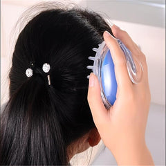 Scalp Massage Brush Soft Shampoo Head Handle Hair Cleaning Shower Bath