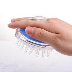 Scalp Massage Brush Soft Shampoo Head Handle Hair Cleaning Shower Bath
