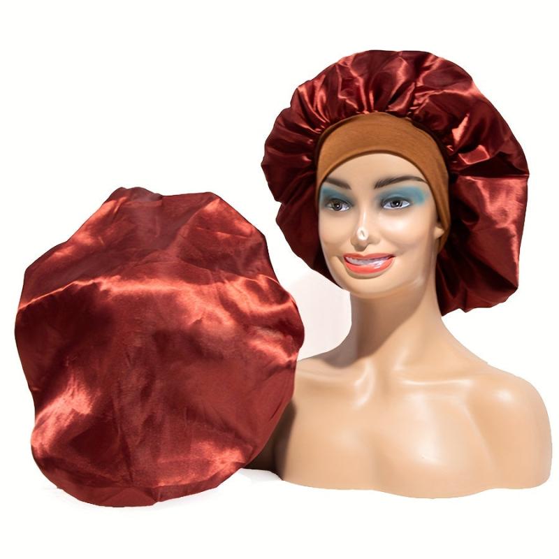 3pcs Set Satin Bonnet Sleep Cap Hair Cover for Women Girls