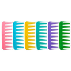 Wide Tooth Detangling Comb for Curly Hair Wet Dry No Handle
