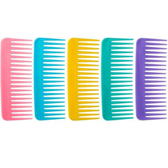 Wide Tooth Detangling Comb for Curly Hair Wet Dry No Handle