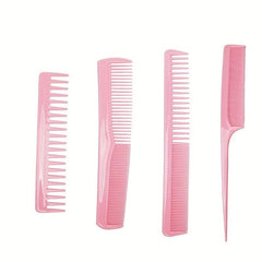 8pcs Hair Styling Comb Set Wide Tooth Flat Rat Double Fork Dense Tools