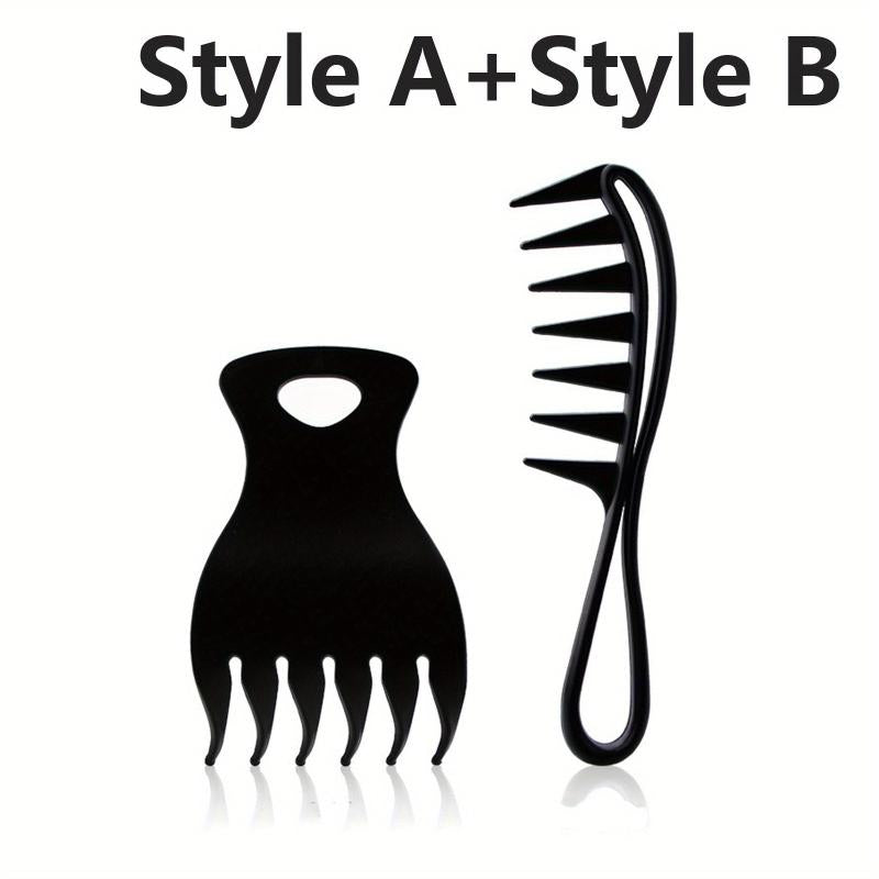 Men's Hair Comb Wide Tooth Portable Barber Salon Home Use