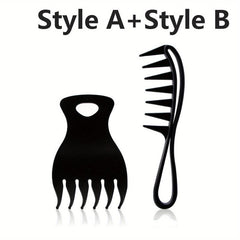Men's Hair Comb Wide Tooth Portable Barber Salon Home Use