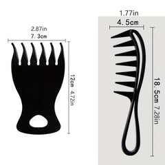Men's Hair Comb Wide Tooth Portable Barber Salon Home Use