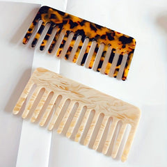 Wide Tooth Hair Comb Acetate Hair Comb Hair Styling Tool Combs For Women And Men