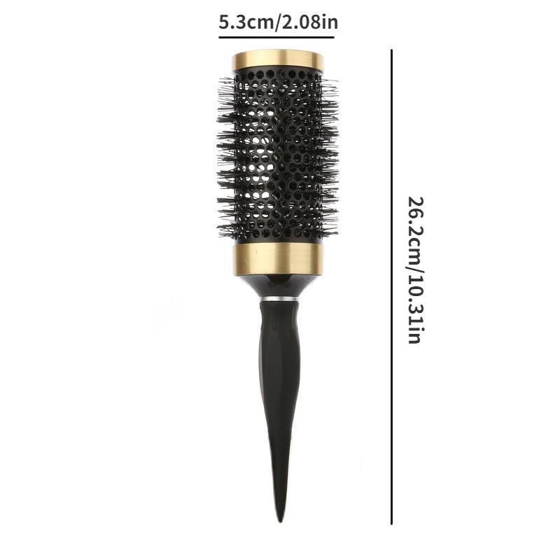 Aluminum Salon Hair Brush Hair Styling Comb Round Curly Hair Rollers